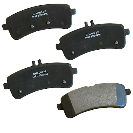Stop By Bendix Stop Sbm1681 Stop Semi-Metallic Brake Pad SBM1681